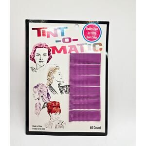 Tint-O-Matic Medium Purple Bobby Pins - New in Pack